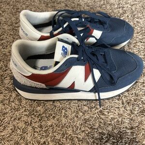 NEW BALANCE 237 Men's Size 8 Women’s Size 9.5  Running Shoes Blue / Red